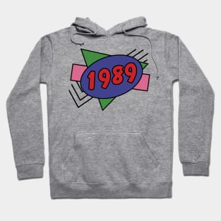 Year 1989 Retro 80s Graphic Hoodie